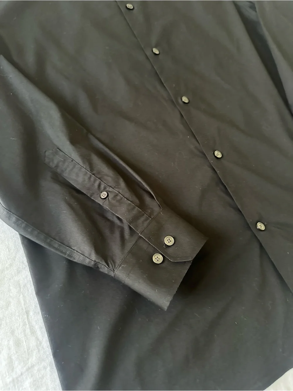 Men's Black Banana Republic Dress Shirt L